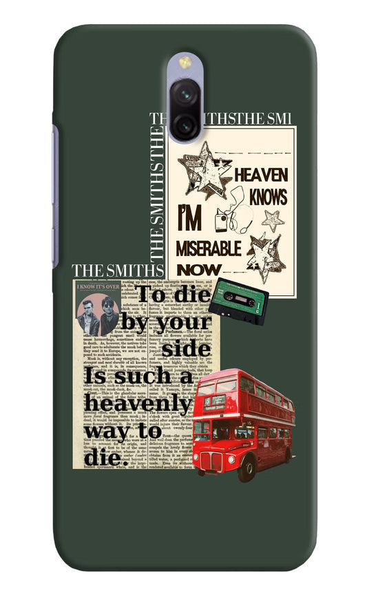 The Smiths Redmi 8A Dual Hard Case Back Cover by Casekaro