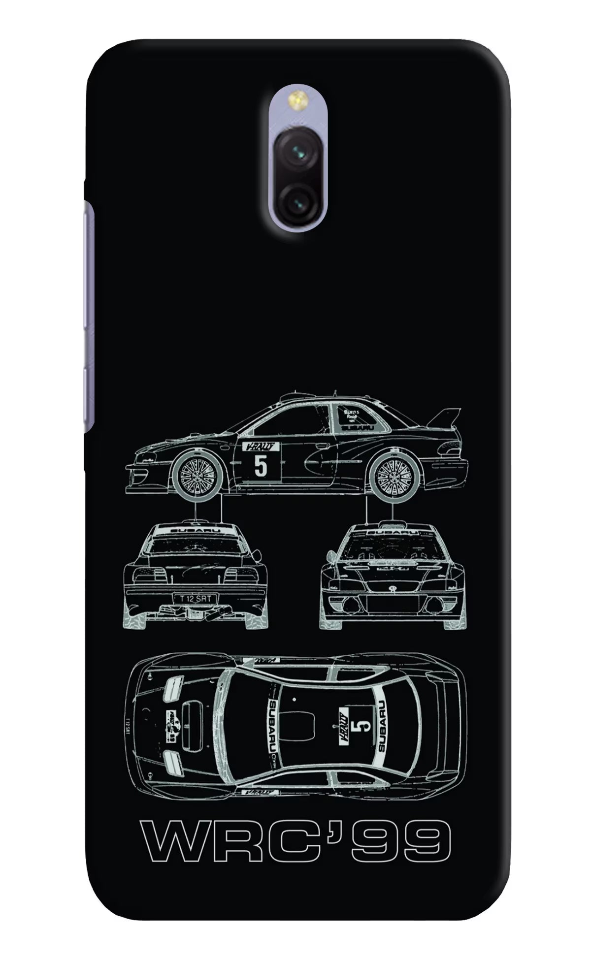 WRC'99 Redmi 8A Dual Hard Case Back Cover by Casekaro