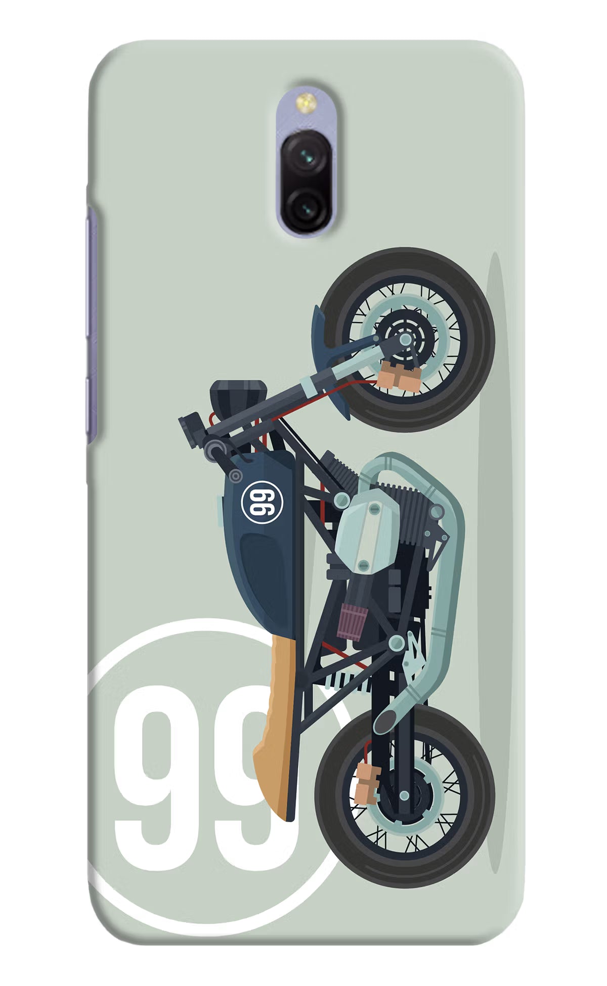 Classic Cafe Racer 99 Redmi 8A Dual Hard Case Back Cover by Casekaro