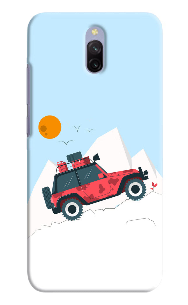 Mountain Trail Beast Redmi 8A Dual Hard Case Back Cover by Casekaro