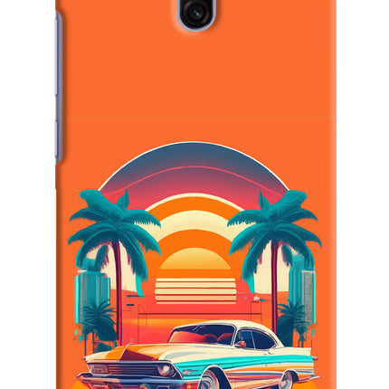 Palm Drive 80s Redmi 8A Dual Hard Case Back Cover by Casekaro