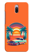 Palm Drive 80s Redmi 8A Dual Hard Case Back Cover by Casekaro