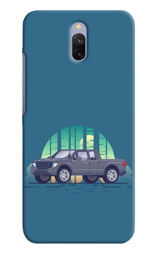 Retro Garage Vibe Redmi 8A Dual Hard Case Back Cover by Casekaro