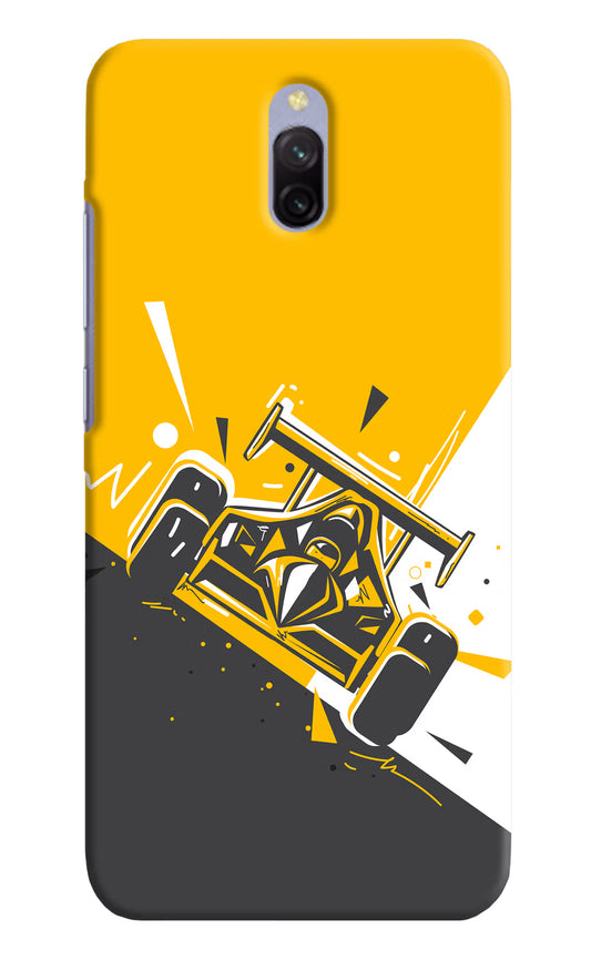 Track King Redmi 8A Dual Hard Case Back Cover by Casekaro