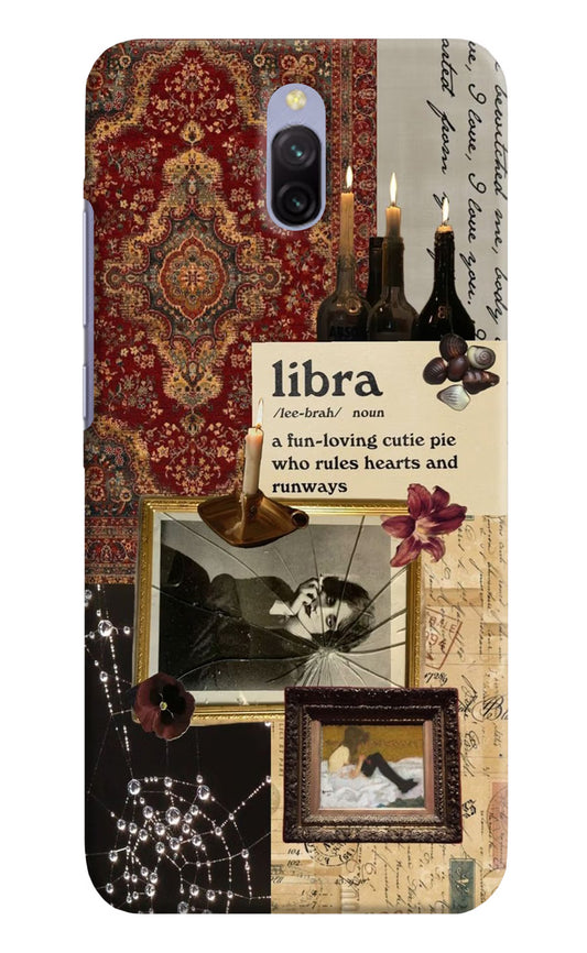 Libra Zodiac Redmi 8A Dual Hard Case Back Cover by Casekaro