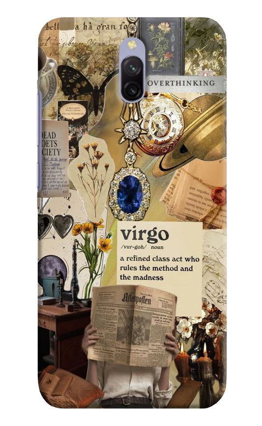 Virgo Zodiac Redmi 8A Dual Hard Case Back Cover by Casekaro