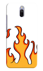 Fired Up – White Redmi 8A Dual Hard Case Back Cover by Casekaro