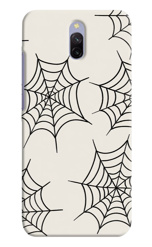Spider Web Redmi 8A Dual Hard Case Back Cover by Casekaro