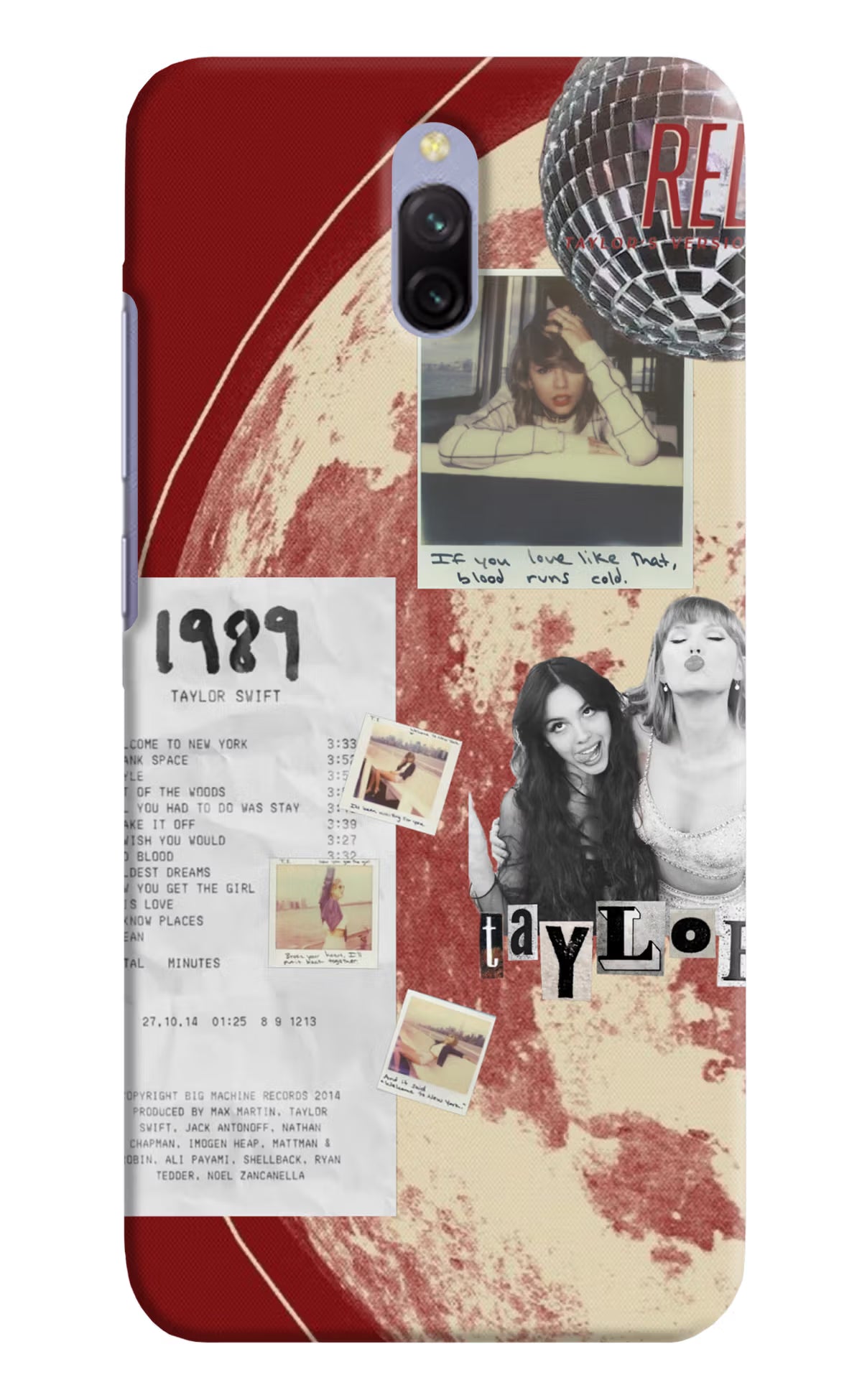 Taylor Swift Redmi 8A Dual Back Cover