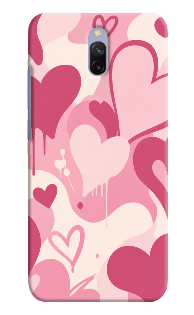 Hearty case Redmi 8A Dual Hard Case Back Cover by Casekaro