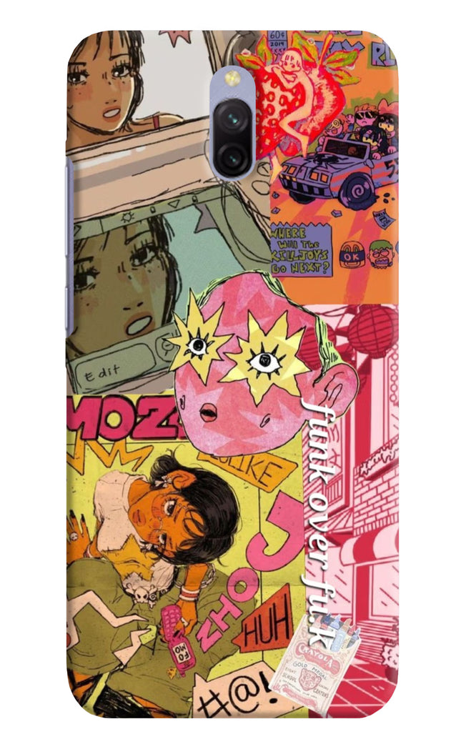 Funkover Redmi 8A Dual Hard Case Back Cover by Casekaro