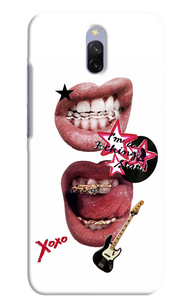 Rockstar Redmi 8A Dual Hard Case Back Cover by Casekaro
