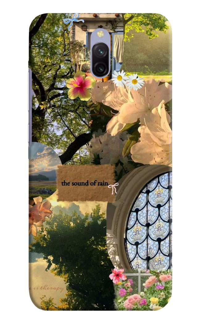 Rain Redmi 8A Dual Hard Case Back Cover by Casekaro