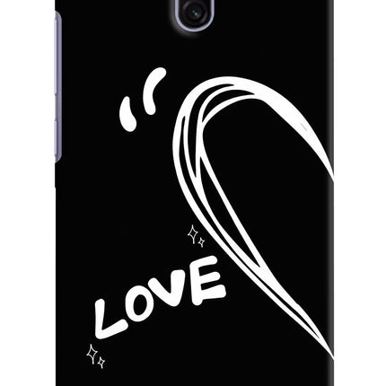 Love Line Redmi 8A Dual Hard Case Back Cover by Casekaro