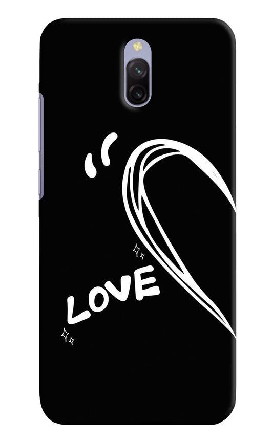 Love Line Redmi 8A Dual Hard Case Back Cover by Casekaro