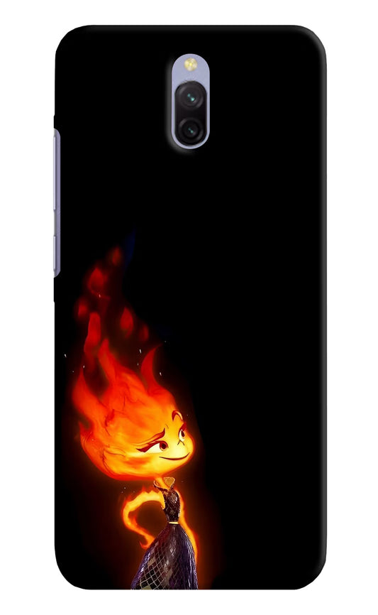 Ember Flame Redmi 8A Dual Hard Case Back Cover by Casekaro