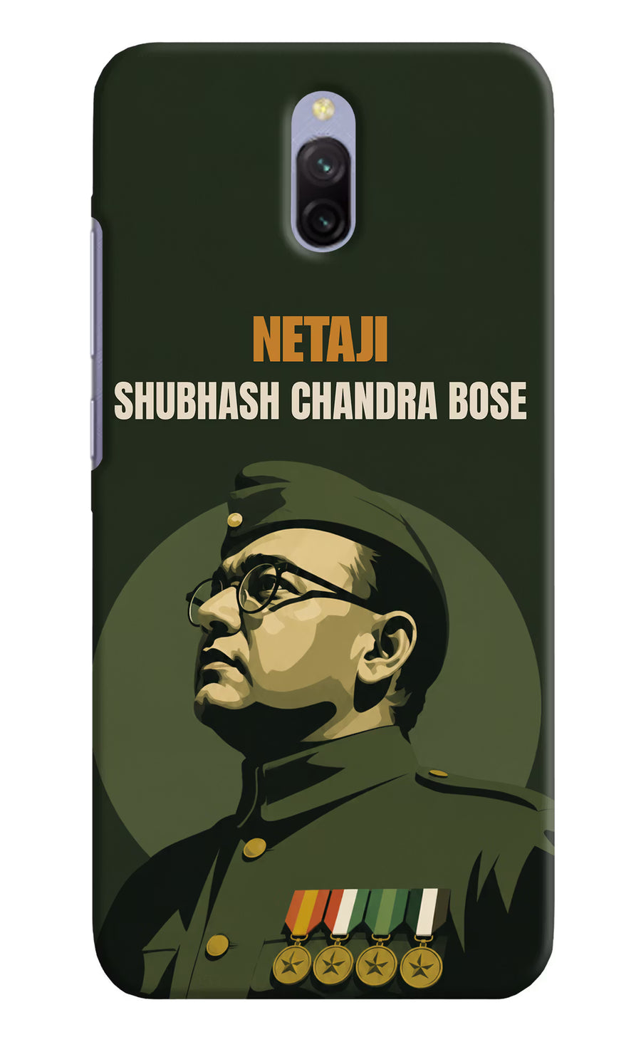 Netaji Legacy Redmi 8A Dual Back Cover, Hard case