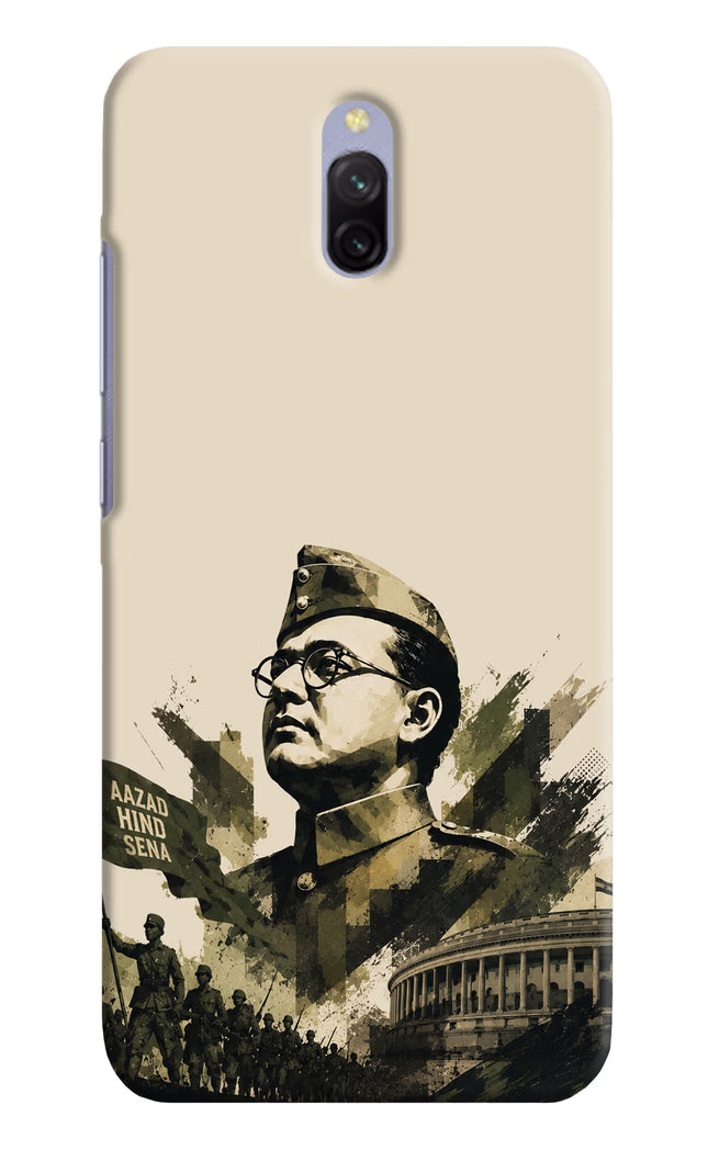 Netaji Rising Redmi 8A Dual Hard Case Back Cover by Casekaro