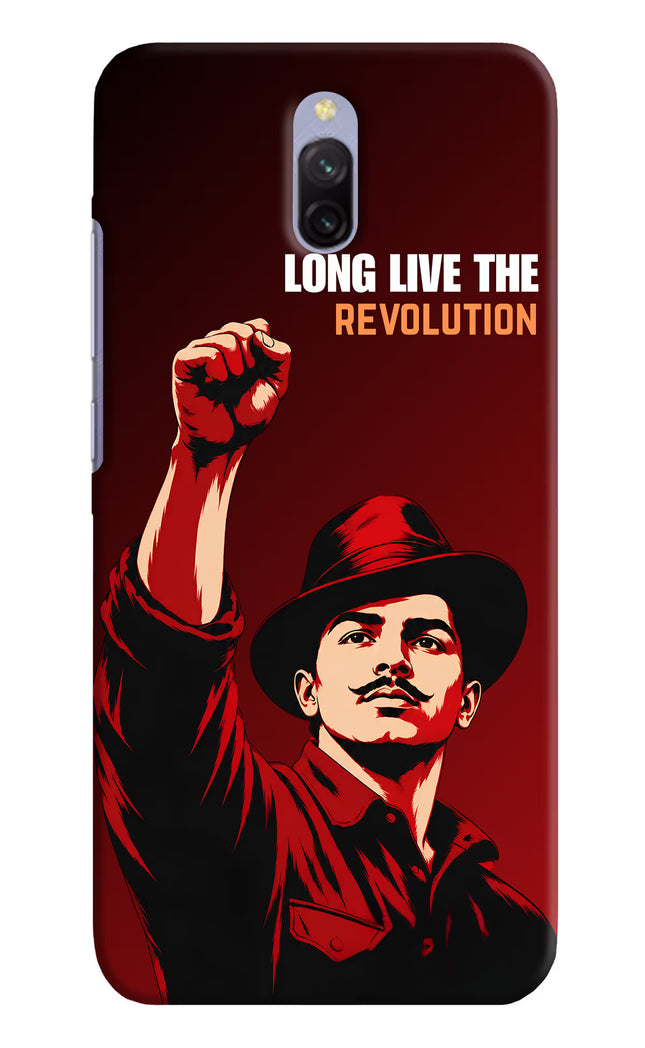 Bhagat Singh Revolution Redmi 8A Dual Hard Case Back Cover by Casekaro