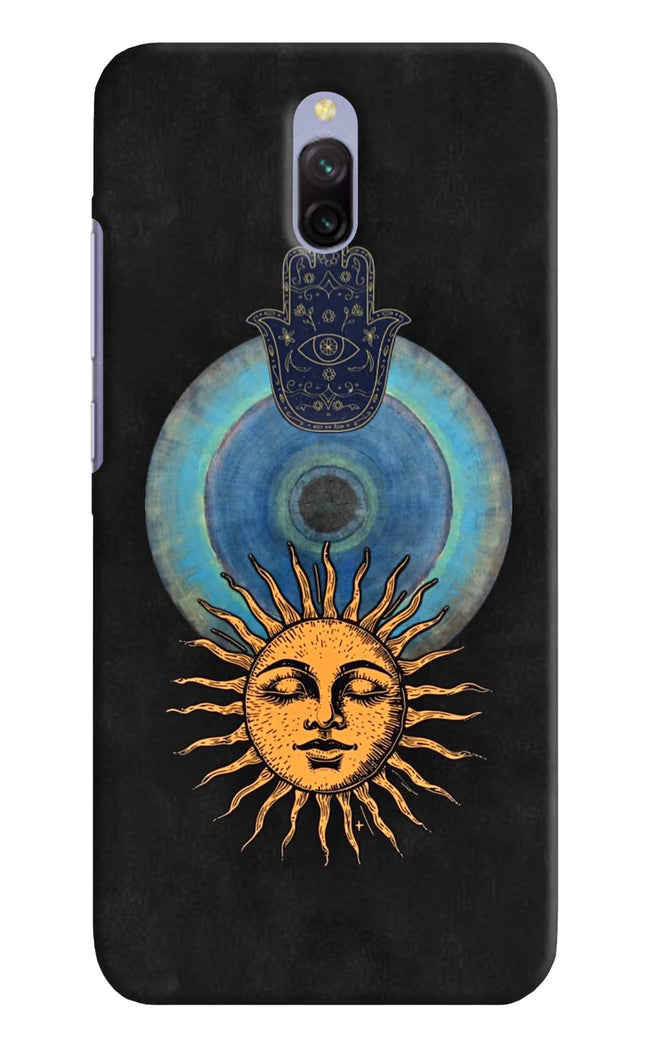 Divine Sun Redmi 8A Dual Hard Case Back Cover by Casekaro