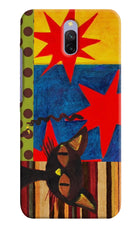 Pop Cat Redmi 8A Dual Hard Case Back Cover by Casekaro