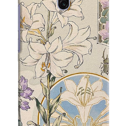 White Lily Redmi 8A Dual Hard Case Back Cover by Casekaro