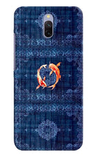 Koi Blue Redmi 8A Dual Hard Case Back Cover by Casekaro