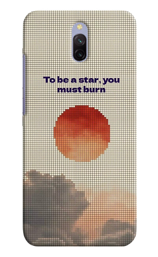 Pixel Sun Redmi 8A Dual Hard Case Back Cover by Casekaro