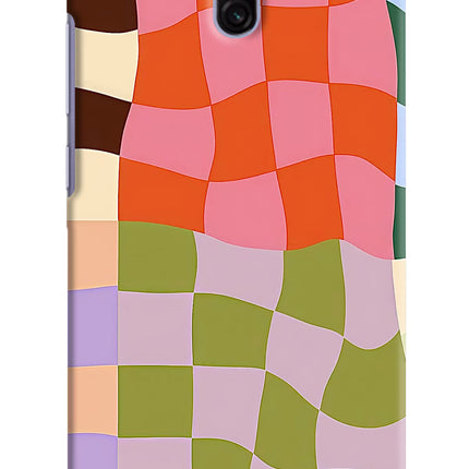 Wavy Grid Redmi 8A Dual Hard Case Back Cover by Casekaro