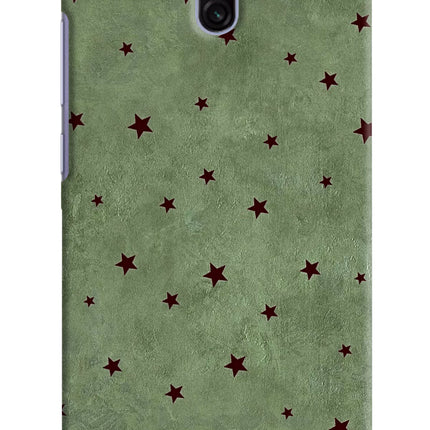 Green Stars Redmi 8A Dual Hard Case Back Cover by Casekaro