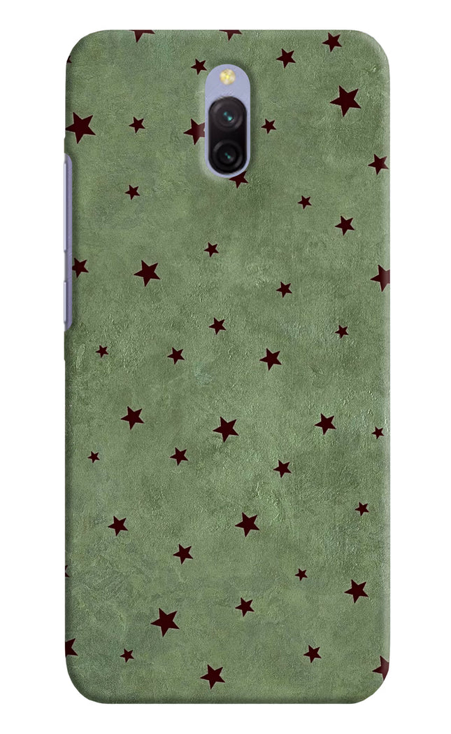 Green Stars Redmi 8A Dual Hard Case Back Cover by Casekaro
