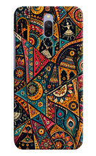 Folk Print Redmi 8A Dual Back Cover
