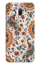 White Mayura Redmi 8A Dual Back Cover