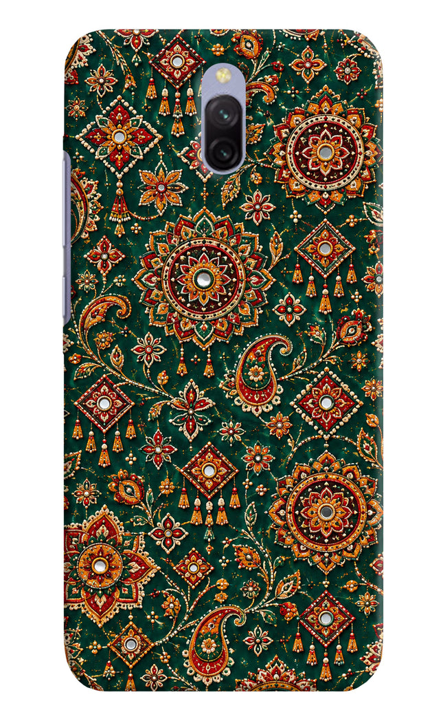 Green Pataka Redmi 8A Dual Hard Case Back Cover by Casekaro