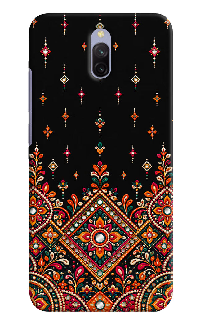 Noir Mehfil Redmi 8A Dual Hard Case Back Cover by Casekaro
