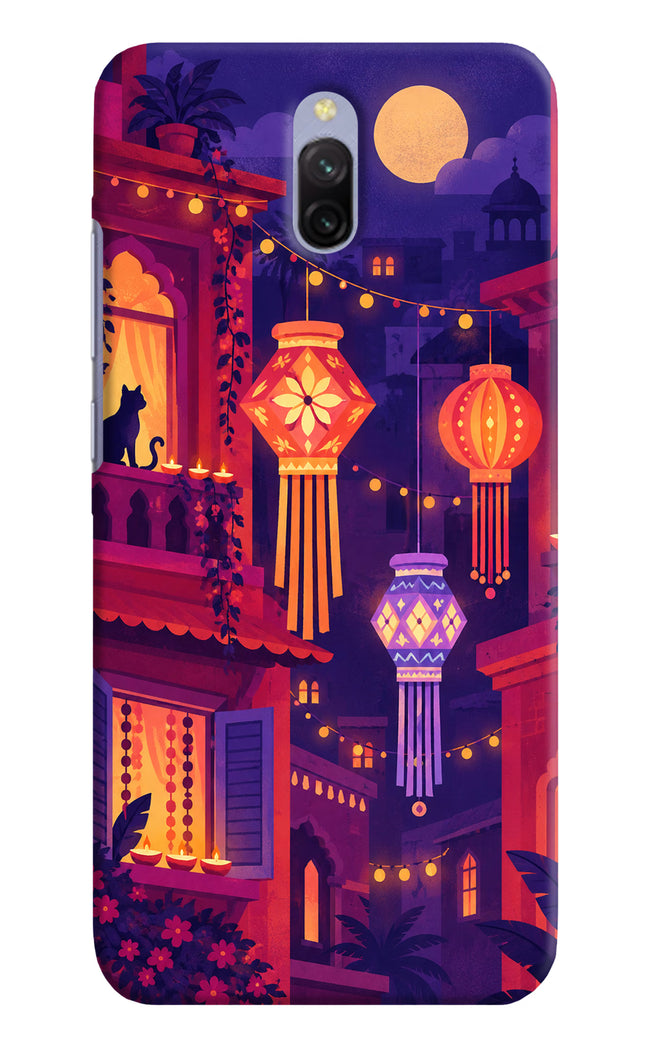 Lantern Lane Redmi 8A Dual Hard Case Back Cover by Casekaro
