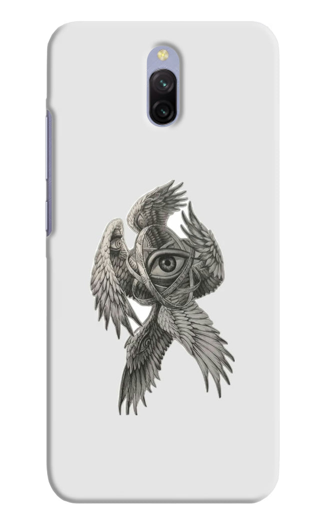 Accurate Angel Redmi 8A Dual Hard Case Back Cover by Casekaro