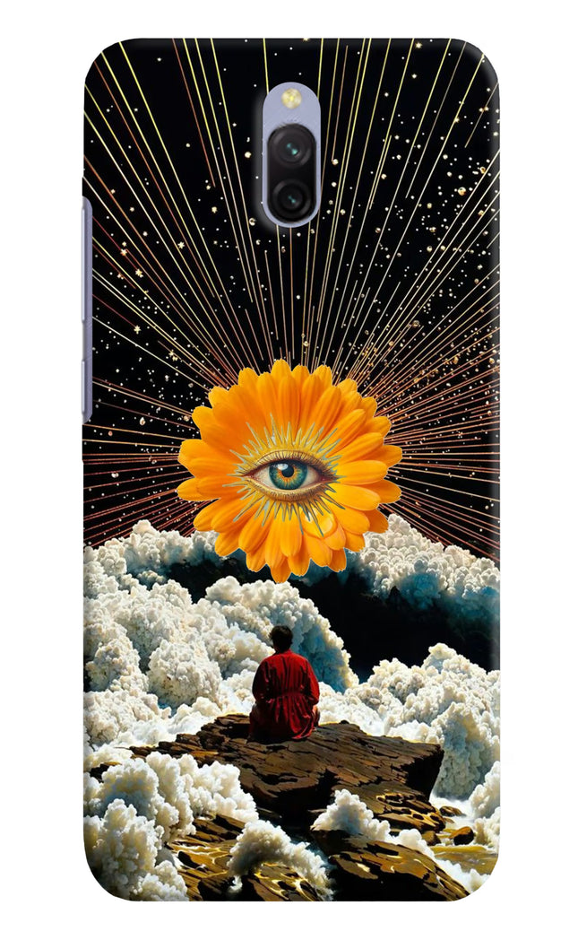 Cosmic Flower Redmi 8A Dual Hard Case Back Cover by Casekaro