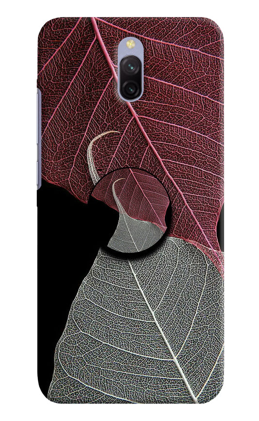 Leaf Pattern Redmi 8A Dual Pop Case by Casekaro