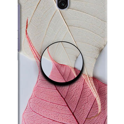 White Pink Leaf Redmi 8A Dual Pop Case by Casekaro