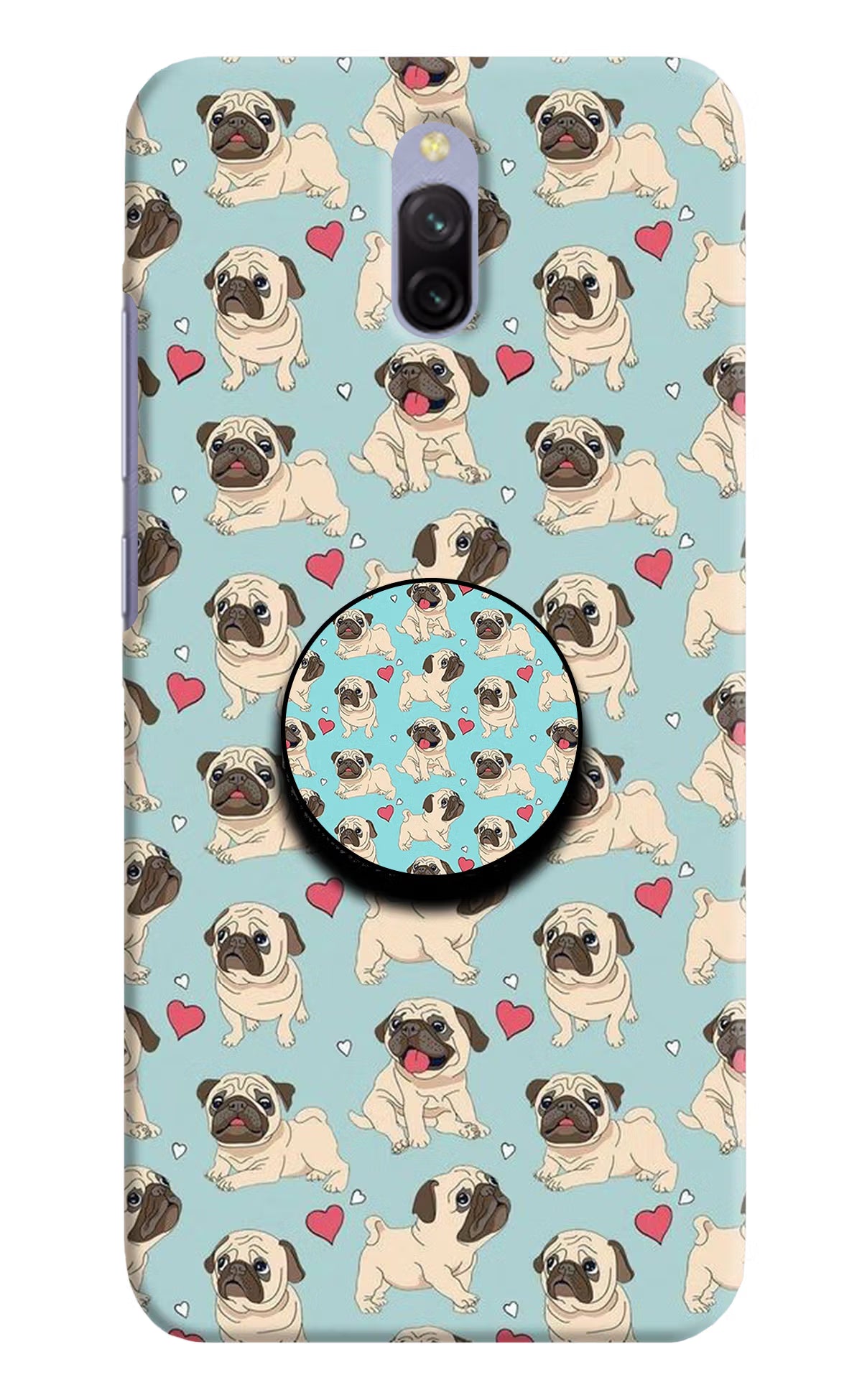 Pug Dog Redmi 8A Dual Pop Case by Casekaro