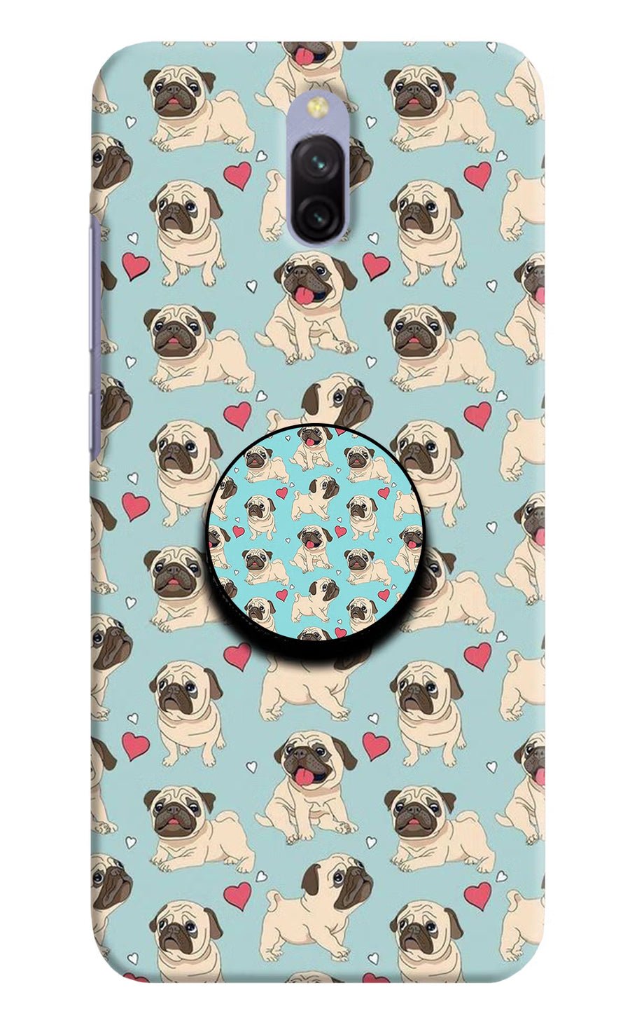Pug Dog Redmi 8A Dual Pop Case, Hard case