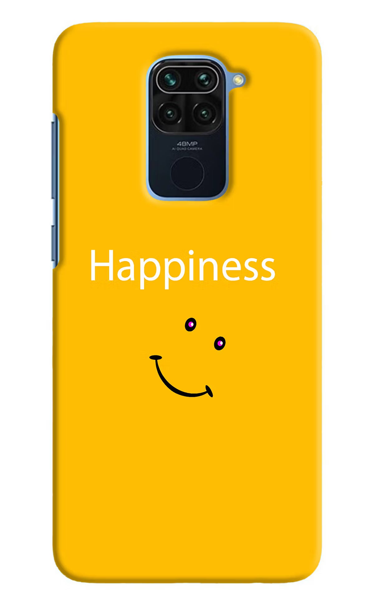 Happiness With Smiley Redmi Note 9 Hard Case Back Cover by Casekaro