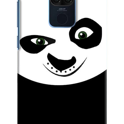 Panda Redmi Note 9 Hard Case Back Cover by Casekaro