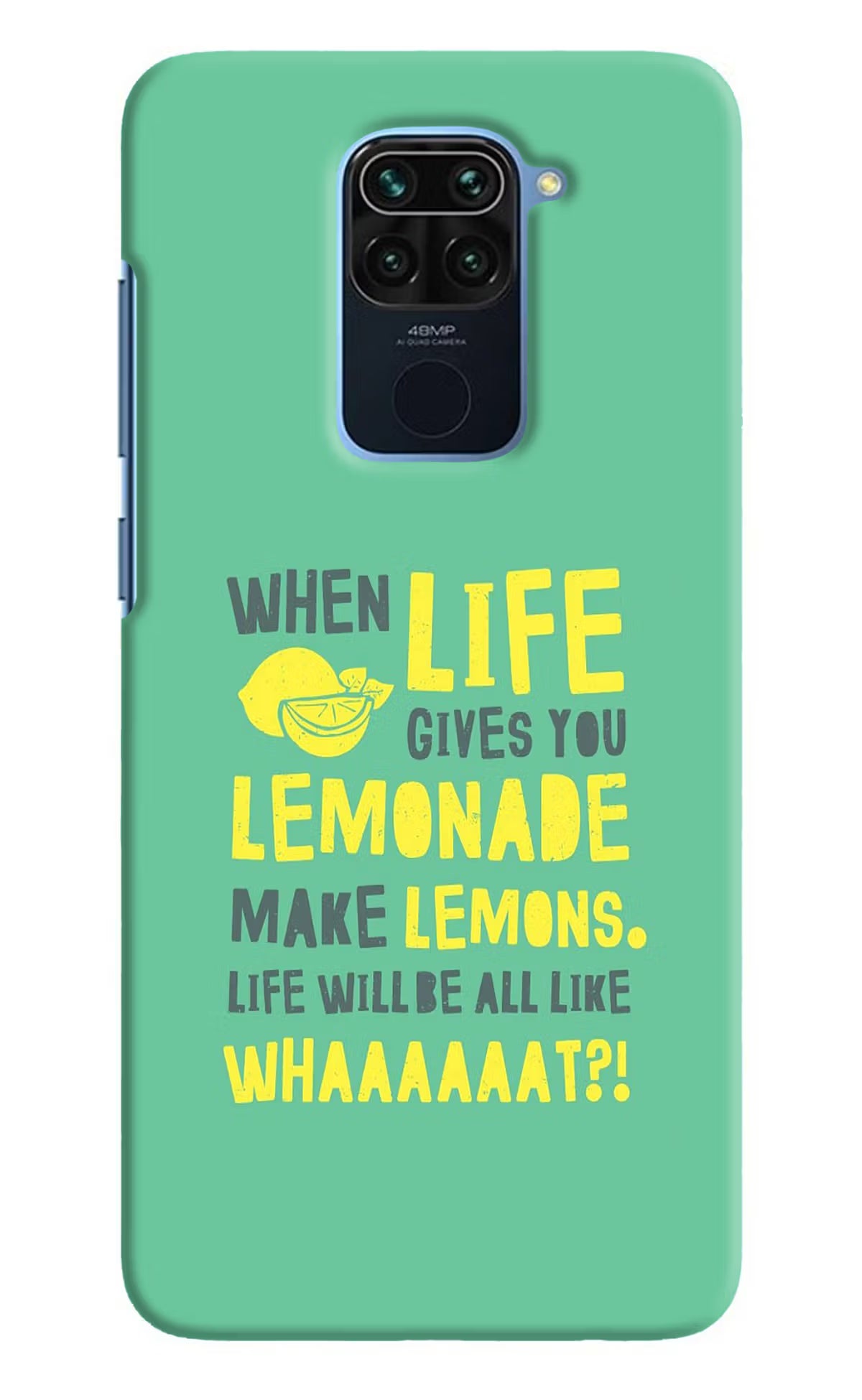 Quote Redmi Note 9 Hard Case Back Cover by Casekaro
