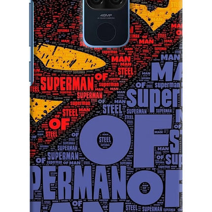 Superman Redmi Note 9 Hard Case Back Cover by Casekaro
