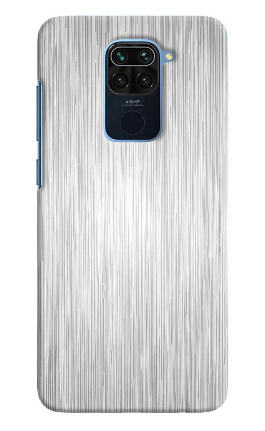 Wooden Grey Texture Redmi Note 9 Back Cover, Hard case