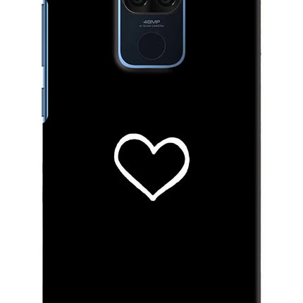 Heart Redmi Note 9 Hard Case Back Cover by Casekaro