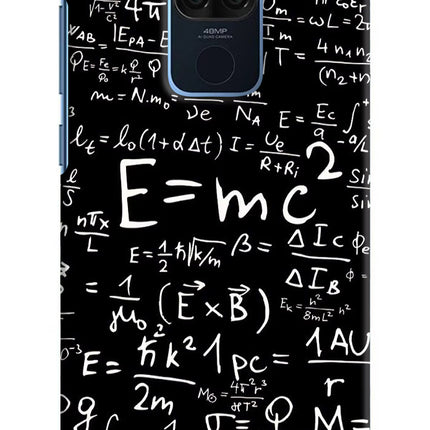 Physics Formula Redmi Note 9 Hard Case Back Cover by Casekaro