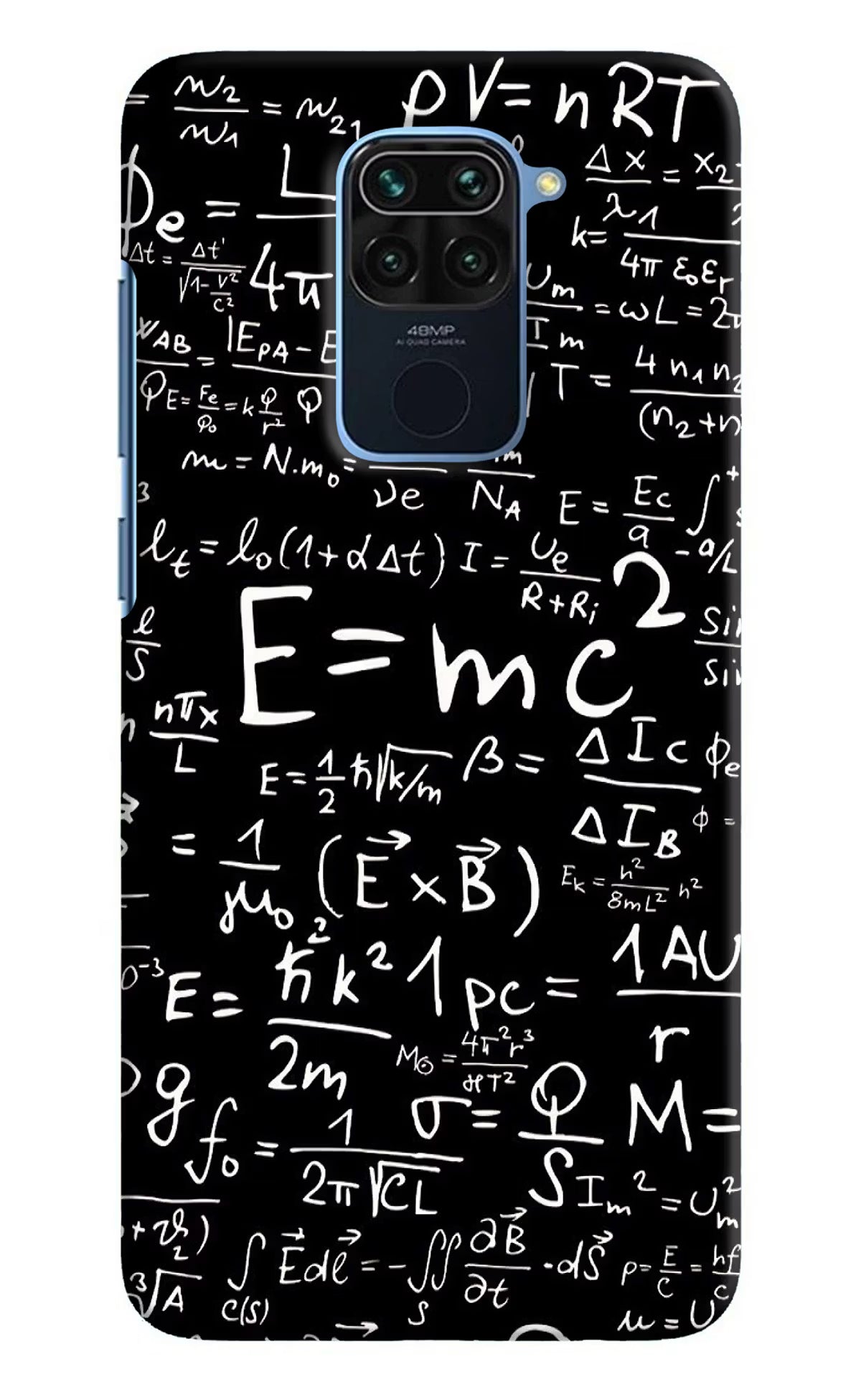 Physics Formula Redmi Note 9 Hard Case Back Cover by Casekaro